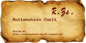 Rottenstein Zsolt névjegykártya